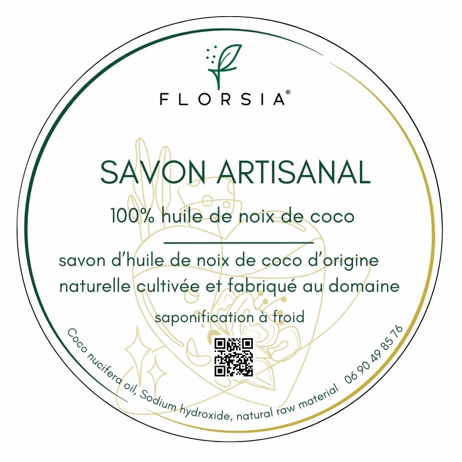 savon artisanal en blanc
